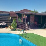 Casa noua Sabareni, terasa, piscina, foisor, barbeque, curte 440 mp